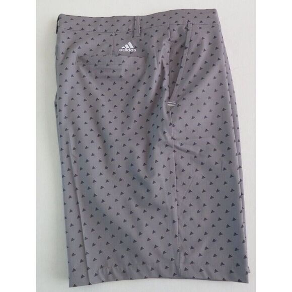 adidas Ultimate 365 ADVR0799 Men's Sz 36 Gray Adi Print Woven Golf Shorts - Picture 5 of 5